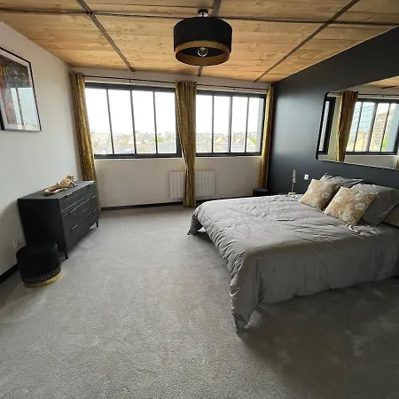 Magnifique Loft Urbain Centre,gare,parking Prive * Le Mans